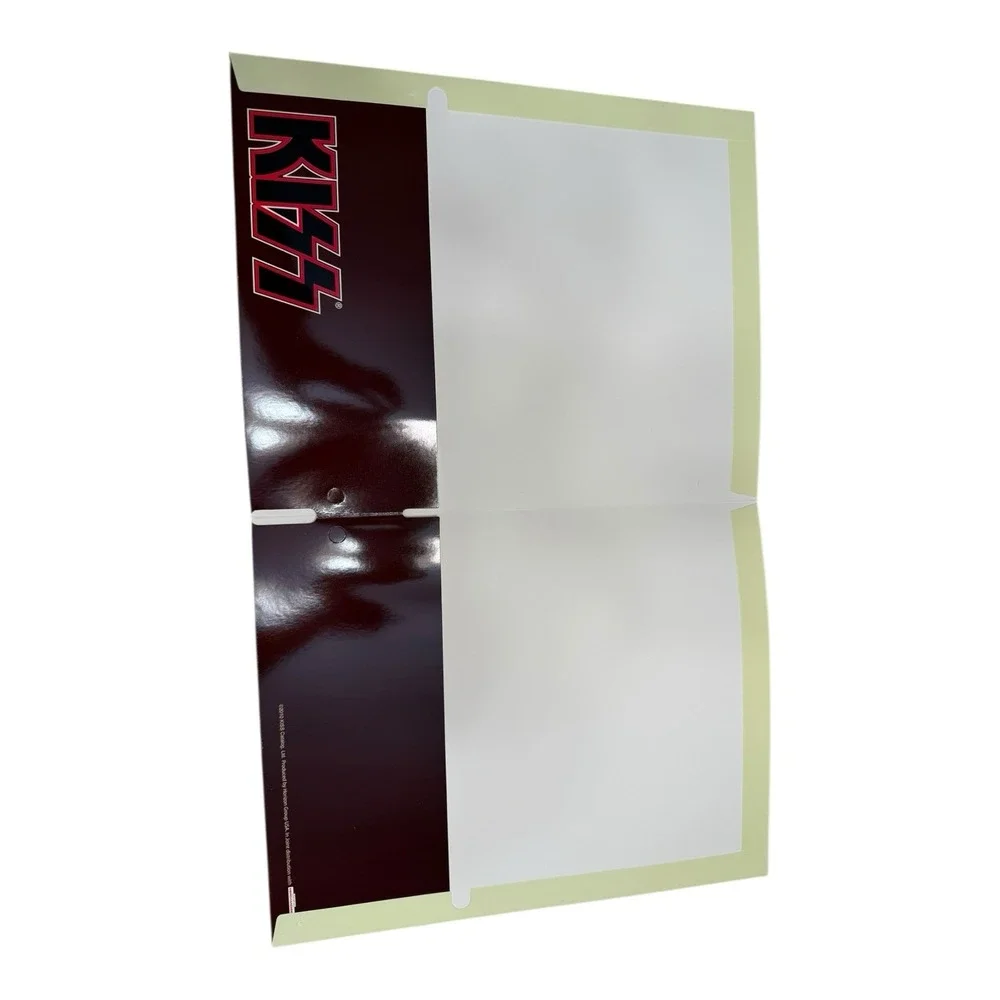New KISS School Portfolio- Kiss Army 2 pocket Folder‎ NOS